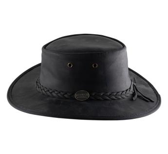 Chapeau australien cuir Foldaway Bronco