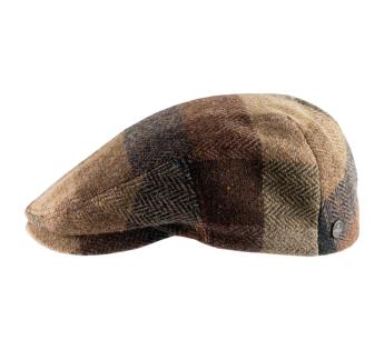 casquette tartan marron Hugh Driver Cap