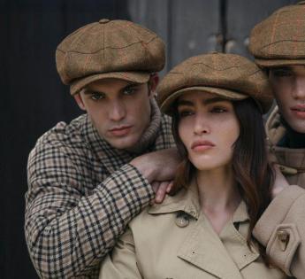 Casquette tweed anglais Sinisa C/c87