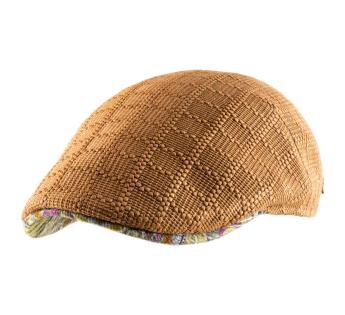 Casquette beret en paille Raffaele