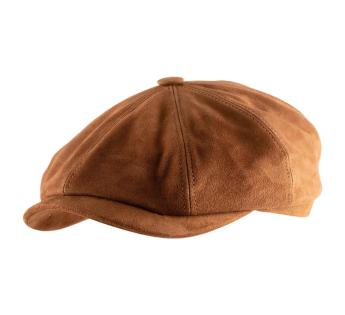 Casquette cuir Stetson Hatteras Goat Suede