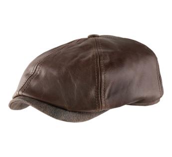 Casquette cuir Stetson Brooklin Goat-pig Skin