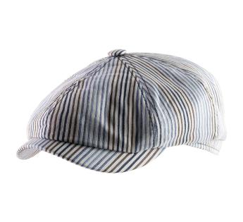 casquette rayures lin soie Fresh Stripes