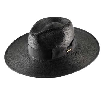 Chapeau paille large noir Harlem Imperial I