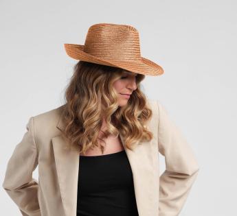 Chapeau fédora abaca Maelias