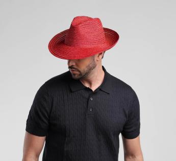 Chapeau fédora abaca Maelias