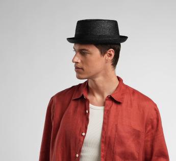 Chapeau porkpie paille fine Classic Porkpie Straw