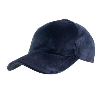 casquette cuir velours Classic Baseball Suedine