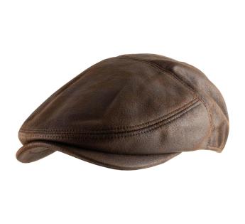 Casquette plate imitation cuir Derbisson