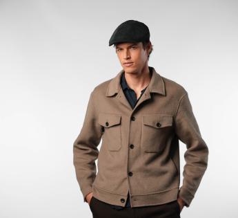 casquette plate velours Maffeo