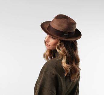 Chapeau feutre suédé Suede Woolfelt