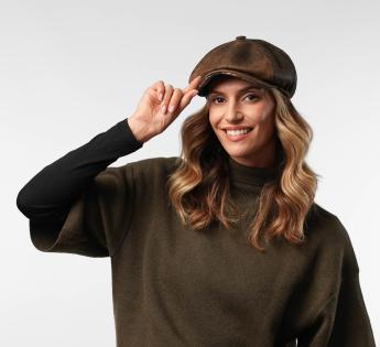 casquette en cuir Remigio