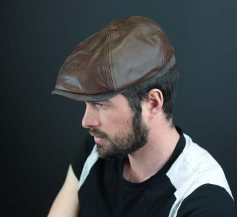 Casquette cuir Stetson Brooklin Goat-pig Skin